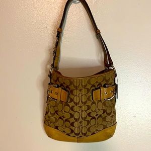 Coach gently used cross body shoulder bag